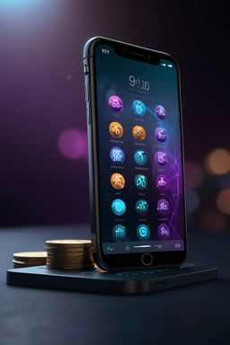 Móvil con la app de Magneticslots